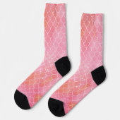 Roze Mermaid Pattern Socks Sokken (Links)