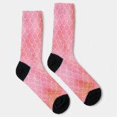 Roze Mermaid Pattern Socks Sokken (Rechts)