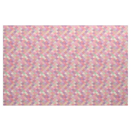 Roze Mermaid Pattern Stof (Fat Quarter)
