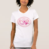 Roze Mermaid Pattern T-shirt (Voorkant)