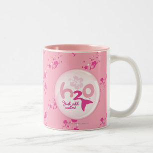 Roze Mermaid Pattern Tweekleurige Koffiemok