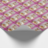 roze mermaïde verpakkingspapier cadeaupapier (Hoek)