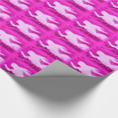 roze mermaïden aanwijzen cadeaupapier (Hoek)