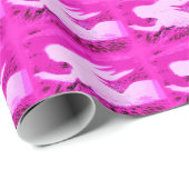 roze mermaïden aanwijzen cadeaupapier (Rol Hoek)