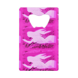 roze mermaïden aanwijzen creditkaart flessenopener