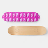 roze mermaïden aanwijzen persoonlijk skateboard (Horizontaal)