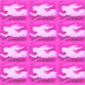 roze mermaïden aanwijzen sticker (Voorkant)