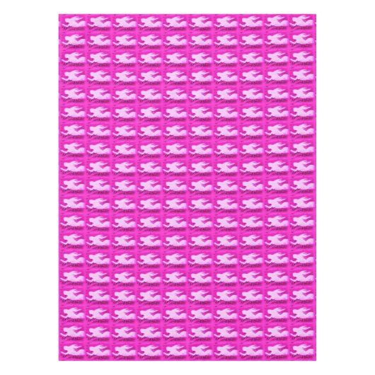 roze mermaïden aanwijzen tafelkleed (Voorkant)