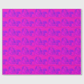roze mermaïden die papier verpakken (Vlak)
