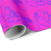 roze mermaïden die papier verpakken (Rol Hoek)
