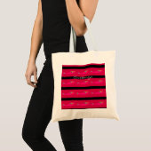 roze mermaïden die roze zwemmen tote bag (Voorkant (product))