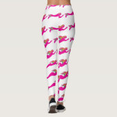 roze mermaïden Thunder_Cove white Leggings (Achterkant)