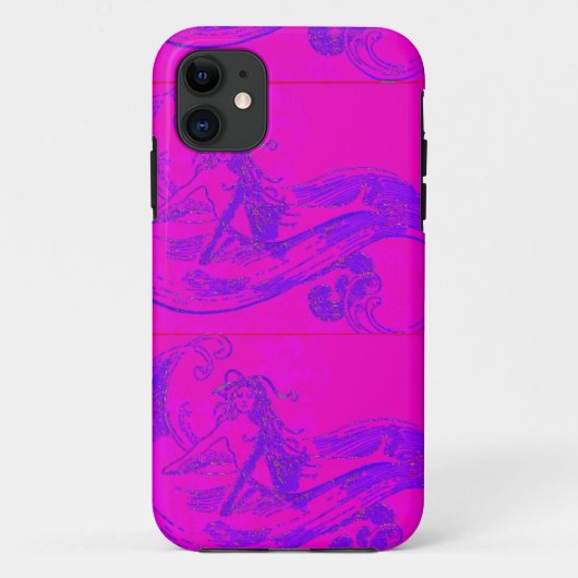 roze mermaids telefooncel Case-Mate iPhone case (Achterkant)