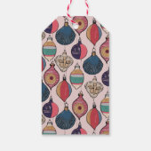 Roze Merry Xmas Hanging  Xmas Ornamenten Cadeaulabel (Achterkant)