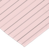 Roze met Black Pinstripes Tablecloth Tafelkleed (Gekanteld)