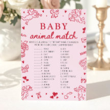 Roze Met De Hand Getekende Baby Dier Match Baby Sh