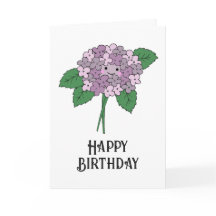 Roze met de hand getekende Kawaii Hortensia Verjaa