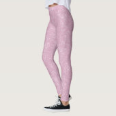 Roze met de Leggings van het patroonpatroon van Fl (Links)