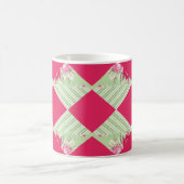Roze met Faux Patchwork-Mok Koffiemok (Center)