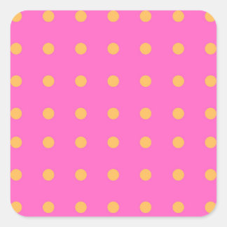 Roze met Gele Stippen_Leuke Stickers
