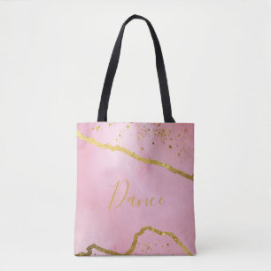 Roze met Gold Glitter Dance Tas
