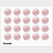 Roze met juwelen getooide parel Stickers (Vel)
