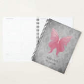 Roze met juwelen versierde vlinder planner (Display)