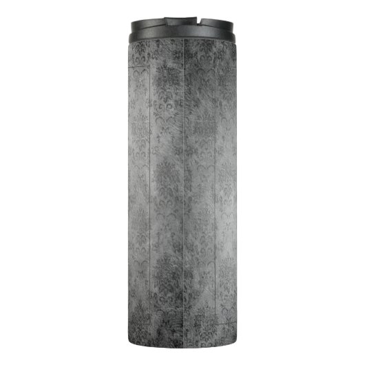 Roze met juwelen versierde vlinder thermosbeker (Achterkant)