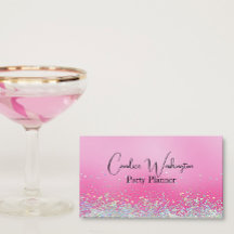 Roze met mousserende Confetti