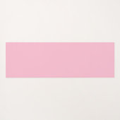  roze met Paarse Floral Print Yogamat (Achterkant (horizontaal))