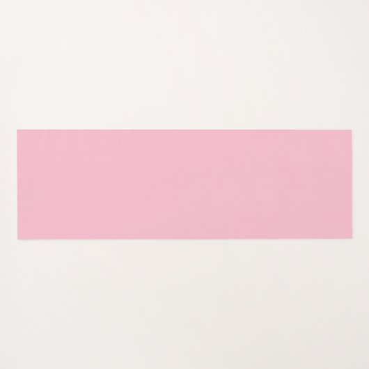  roze met Paarse Floral Print Yogamat (Achterkant (horizontaal))