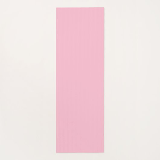  roze met Paarse Floral Print Yogamat (Achterkant)