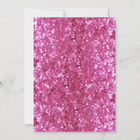 Roze, met spaarpels uitziende Afstuderen Kaart (Achterkant)