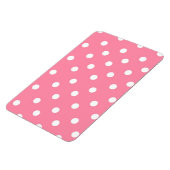 Roze met witte Stippen Magneet (Linkerzijde)