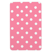 Roze met witte Stippen Magneet (Verticaal)