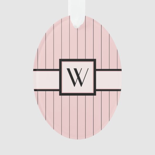 Roze met zwart Ornament (voorkant)