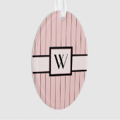 Roze met zwart Ornament (voorkant)