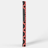 roze met zwart samsung galaxy hoesje (Rechterkant)