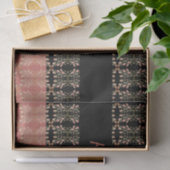 Roze met zwart tissuepapier (Geschenk)