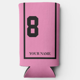 Roze met Zwarte Paard 8 Zadeldek Custom Seltzer Blikjeskoeler