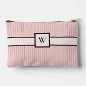 Roze met zwarte strepen etui (Achterkant)