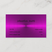 Roze metaal visitekaartje (Achterkant)