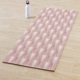 Roze metalen Abstracte mand weve legant Yogamat