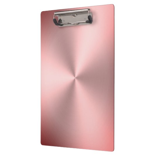 Roze metalen blik klembord (Links)