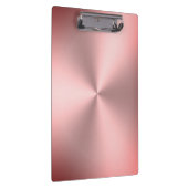 Roze metalen blik klembord (Rechts)