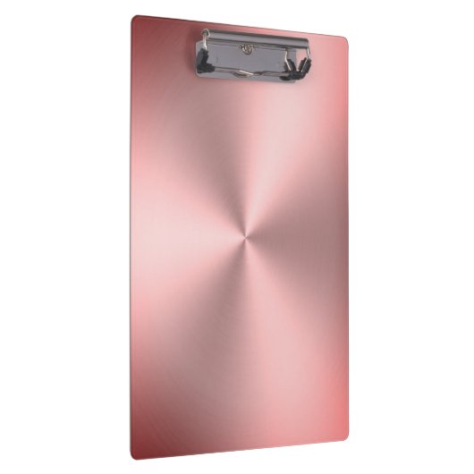 Roze metalen blik klembord (Rechts)