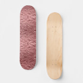 Roze metalen karton skateboard (Voorkant)