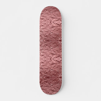 Roze metalen karton skateboard
