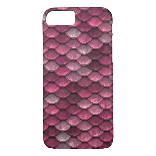 Roze metalen schalen textuur Case-Mate iPhone case (Achterkant)