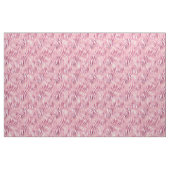 Roze metalen zebra Afdrukken Stof (Yard (91,4 cm))